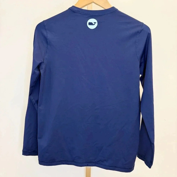 Vineyard Vines Kids Long Sleeve Performance Long-Sleeved Shirt Blue Size 12-14 - Picture 5 of 11